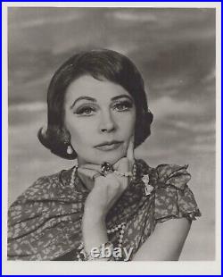 HOLLYWOOD BEAUTY Vivien Leigh GLAMOUR STUNNING PORTRAIT 1960s ORIG Photo 424