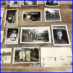 HUGE LOT 1,200+ VINTAGE B & W SNAPSHOT PHOTOS 1910-1960s