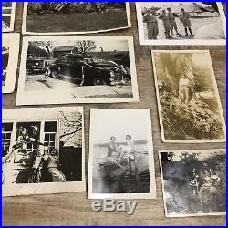 HUGE LOT 1,200+ VINTAGE B & W SNAPSHOT PHOTOS 1910-1960s