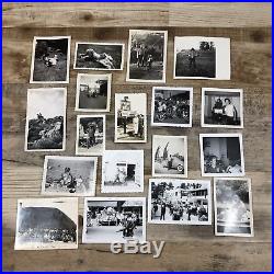 HUGE LOT APPROX 3,000 VINTAGE B & W SNAPSHOT PHOTOS 1920s-1970s