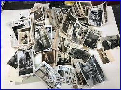 HUGE LOT Old Photos BW Vintage Photographs Snapshots Black White RPPC Negatives