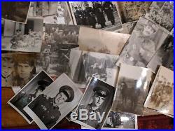 HUGE LOT VINTAGE PHOTO 550+ OLD PHOTOGRAPHS Beach Soldiers Weapon Portrait etc
