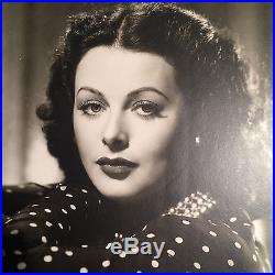 Hedy Lamarr Photo Gorgeous Black And White Still Vintage Photograph 11 X 14 Rare