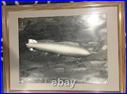 Hindenburg Photo, 19 x 14, appears to be vintage and original
