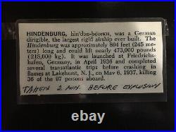 Hindenburg Photo, 19 x 14, appears to be vintage and original