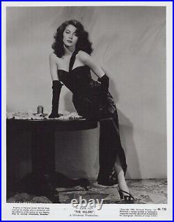 Hollywood Beauty AVA GARDNER 1946 STYLISH POSE THE KILLERS PORTRAIT Photo 703