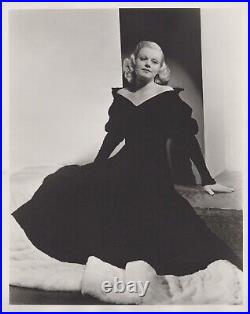 Hollywood Beauty JEAN HARLOW 1930s STYLISH POSE STUNNING PORTRAIT Photo 703