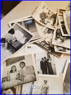Huge Lot Antique Vintage Candid Black & White Black American Photos