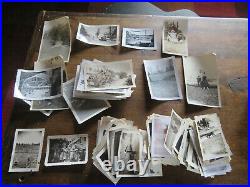 Huge Lot of Antique Black and white Photo's pre 1945 USA Vintage