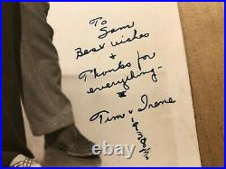 Irene Ryan Extremely Rare Early Signed Photo +Tim Ryan'38 Beverly Hillbillies
