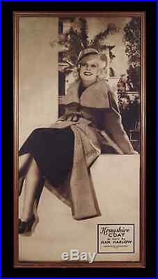 JEAN HARLOW 1930's MGM LIFE-SIZED VINTAGE PHOTOS MOVIE POSTER STORE DISPLAYS