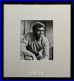 James Dean in Sweater 1955 Vintage Autographed 8x10 Photo