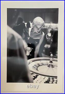Jayne Mansfield Plays Roulette in Las Vegas by Frank Worth with COA 1956