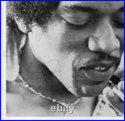 Jimi Hendrix Autographed Signed 8x10 B&W Promotional Photo Rare Guaranteed