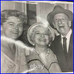 Jimmy Durante Vintage Photo and Unknown People Original Black And White Actor