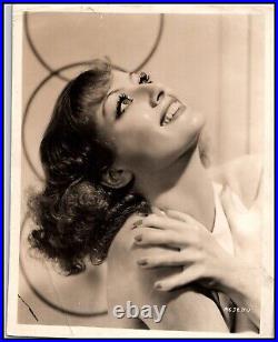 Joan Crawford Emotionally Dramatic 1930s STYLISH POSE PORTRAIT MGM PHOTO 153
