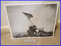 Joe Rosenthal VINTAGE Flag Raising @ Iwo Jima 11 x 8.5 Photo