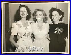 Judy Garland with Sisters Presenting Lily Mars Set Vintage Dbl Wt Oversize Photo
