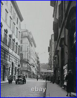 LEE WILHITE-Photographer- 1956'Rome Street Scene' Photograph