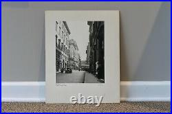 LEE WILHITE-Photographer- 1956'Rome Street Scene' Photograph