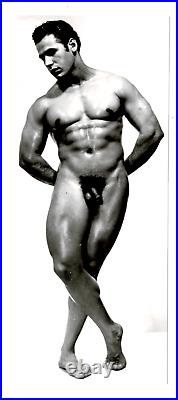 LON OF NY 1940 vintage nude physique photo gay interest RAUL PACHECO -SIGNED