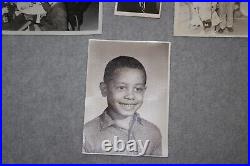 LOT of 9 B&W Black & White Family Photos Photographs Children Women Men VINTAGE