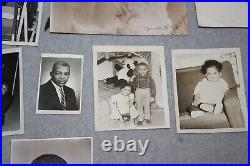 LOT of 9 B&W Black & White Family Photos Photographs Children Women Men VINTAGE