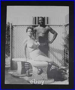 LOUIS JORDAN Self Portrait With Wife Nude 1969 Blaxploitation Photo Black Art