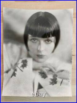LOUISE BROOKS ORIGINAL VINTAGE 1920s HOMMEL PARAMOUNT PORTRAIT PHOTO Oversize