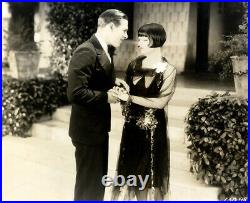 LOUISE BROOKS / ROLLED STOCKINGS (1927) 2 Vntg orig 8x10 photo with James Hall