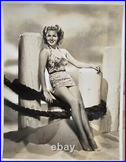 Lana Turner (1941)? Original Vintage Sexy Leggy Cheesecake MGM Photo K XXL