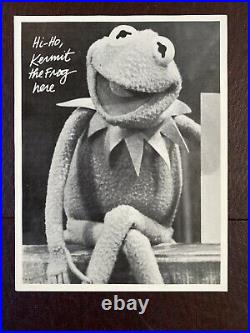Large Lot Vintage B&W Signed Photos Sesame Street Original Cast & Muppets