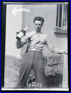 Lot 200+ Vintage B&W Photo Negatives US Army WW2 Soldiers World War 2 Snapshots