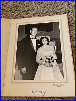 Lot Of 4 Early Wedding Photographs In Matted Folders