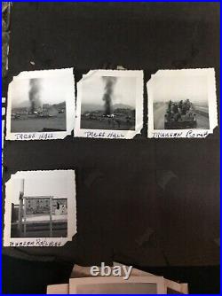 Lot Of 60 Military Black & White Photographs starting in 1955 identified