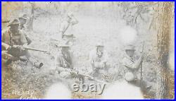 Lot of 4 Photographs of Soldiers Stalking and then Hanging a Man c1890s