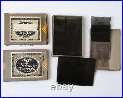 Lot of 46 Vintage Photograph Glass Negatives German Family & 1 Adult Risque