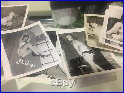 Lot of 50 Three Women 1930s 40s Vintage & Original Nude Risqué Pinup Photos