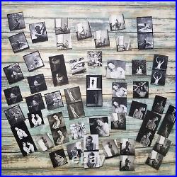 Lot of 57 Nude Women Photos Kodak Verichrome Prints Mounted on Board Risque
