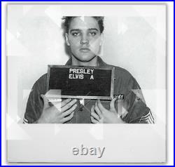 Lot of 7 Elvis Presley Rock & Roll Mug Shot Concert Polaroid Prints Vintage Gift