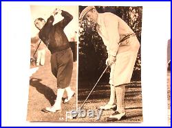 Lot of Photographs British Open winner Walter Hagen 1920s 1930s Type 1 photo