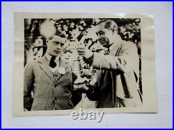 Lot of Photographs British Open winner Walter Hagen 1920s 1930s Type 1 photo