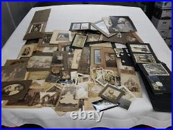 Lot of Photos & Old Pictures And Some Postcards People Family Portrait