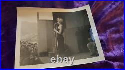 MARILYN MONROE 8 ORIGINAL PHOTOGRAPHS Third Infantry Division USO ANYTHING GOES