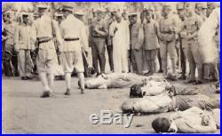 MASS EXECUTION DEAD MEN on STREET 1930s VINTAGE CHINA POST MORTEM PHOTO LOT