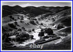 MORLEY BAER Signed 1972 Original Photograph Trescony Ranch, San Lucas