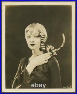 MYRNA LOY Very Young 1926 Pre-Code Holywood Art Deco Glamour Photo withTwistum Toy