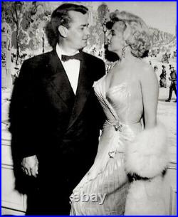 Marilyn Monroe 1954 Vintage Press Photo Alan Ladd Hollywood Awards Date Stamp AP