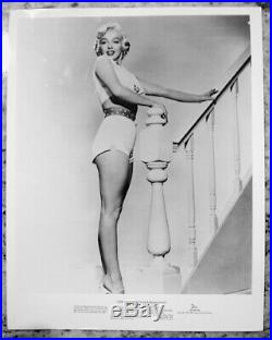 Marilyn Monroe 1955 Vintage Press Photo Seven Year Itch Sam Shaw Date Stamp AP
