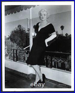 Marilyn Monroe Actress Alluring Dress Orig Vtg Photo